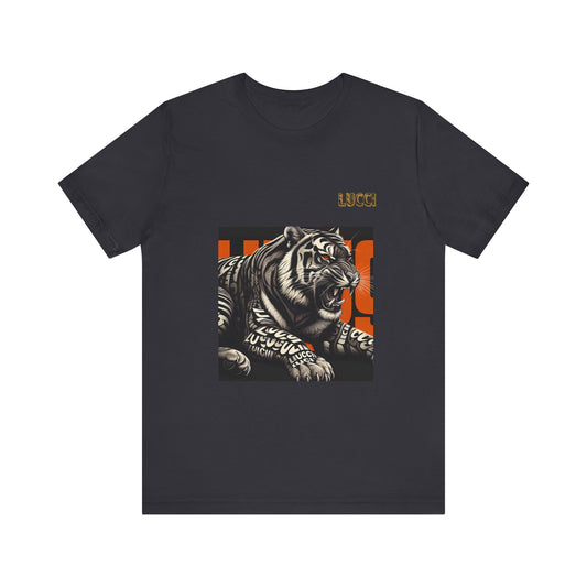 Graphic Tiger Tee, Fashionable Unisex Tee, Casual Wear, Street Style Shirt, Tiger Art T-Shirt, Trendy Graphic Top