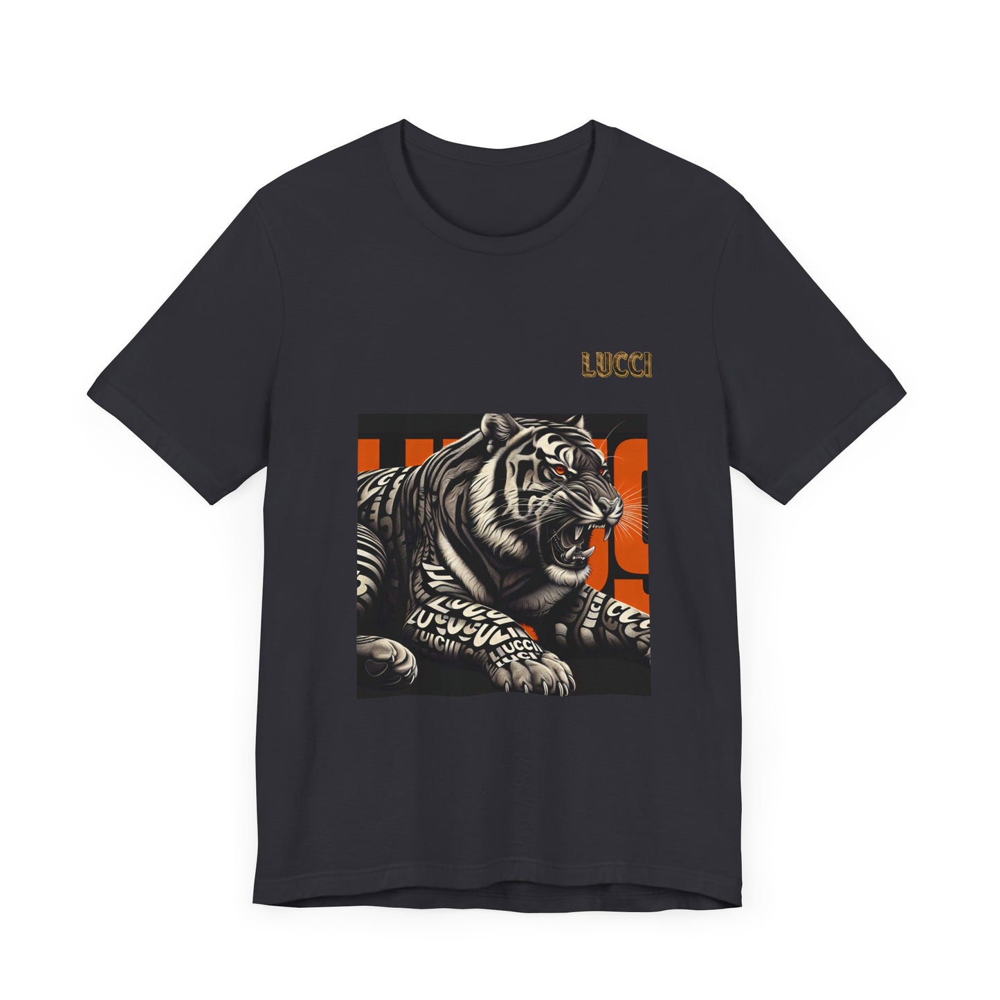 Graphic Tiger Tee, Fashionable Unisex Tee, Casual Wear, Street Style Shirt, Tiger Art T-Shirt, Trendy Graphic Top