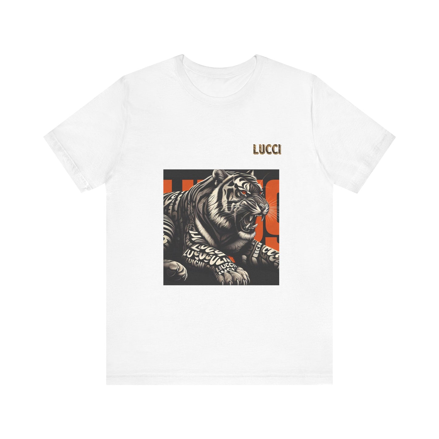Graphic Tiger Tee, Fashionable Unisex Tee, Casual Wear, Street Style Shirt, Tiger Art T-Shirt, Trendy Graphic Top