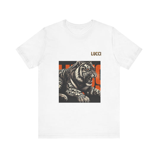 Graphic Tiger Tee, Fashionable Unisex Tee, Casual Wear, Street Style Shirt, Tiger Art T-Shirt, Trendy Graphic Top