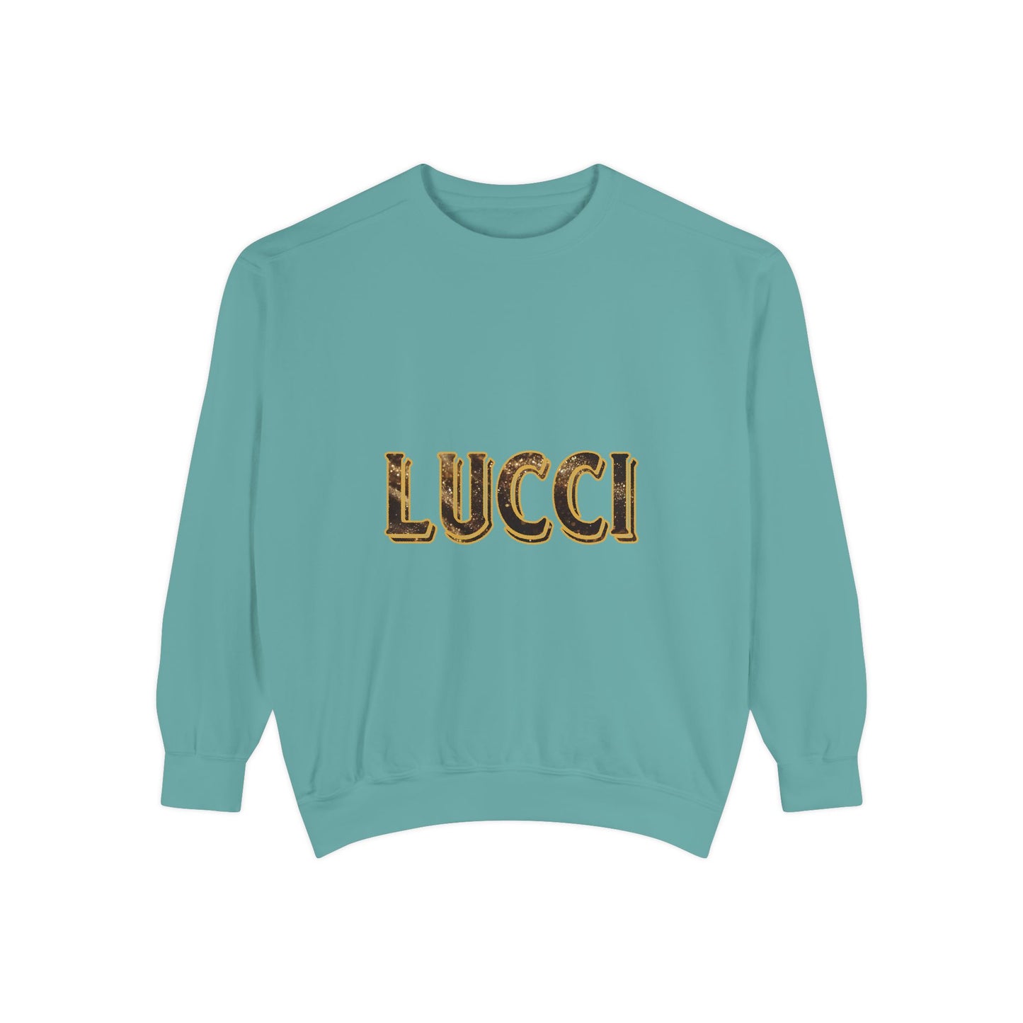 Stylish LUCCI Sweatshirt, Trendy Unisex Crewneck, Cozy Fashion Statement, Gift for Her/Him, Perfect for Casual Days, Street Style