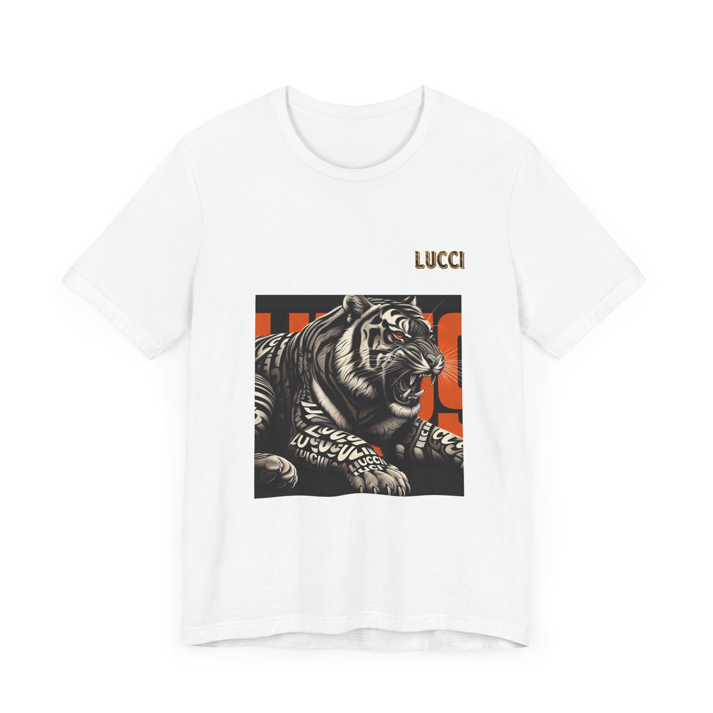Graphic Tiger Tee, Fashionable Unisex Tee, Casual Wear, Street Style Shirt, Tiger Art T-Shirt, Trendy Graphic Top