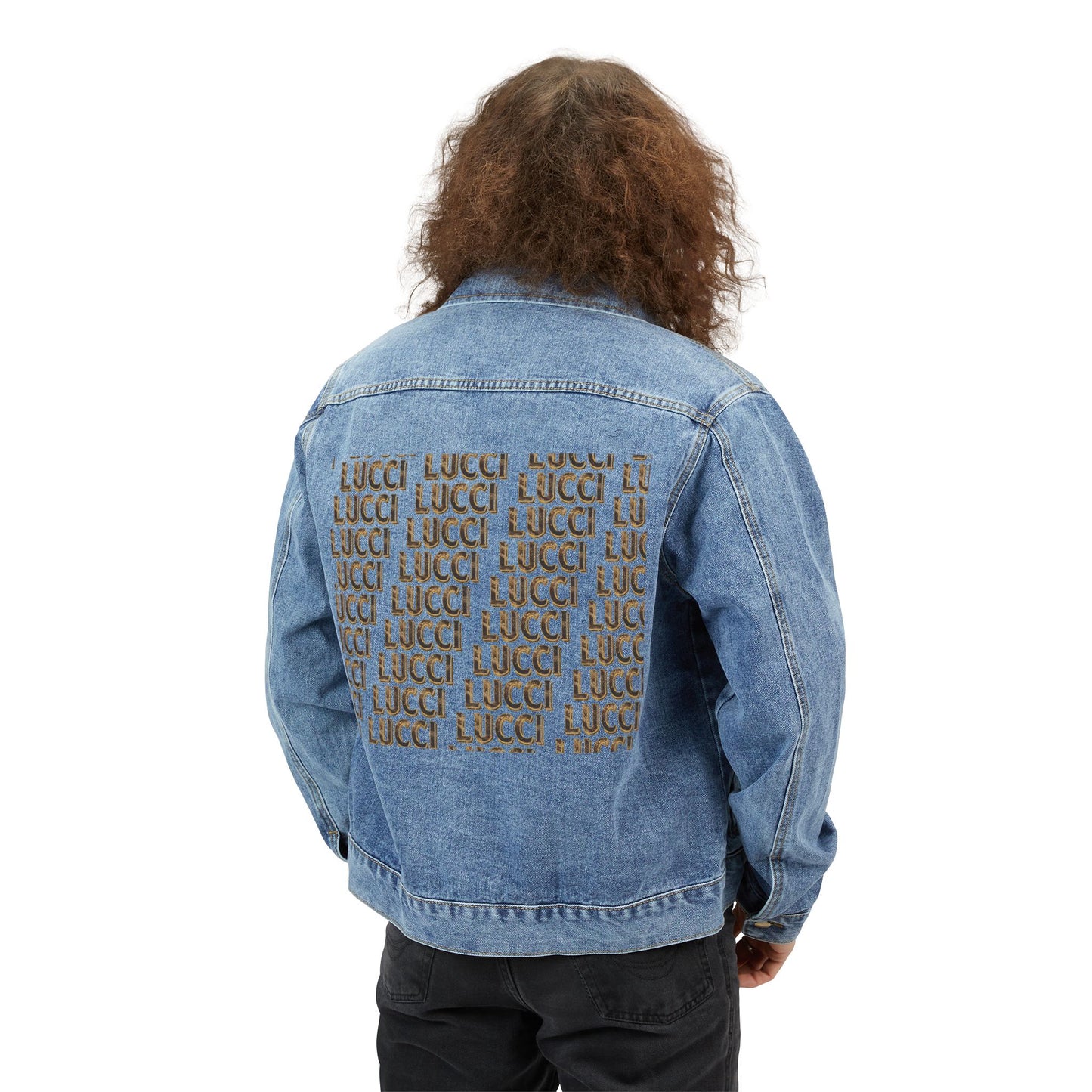 Stylish Men's Denim Jacket with Trendy Graphic Design, Vintage Casual Look, Perfect for Everyday Wear, Gifts for Him, Fashionable [...]