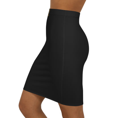 Chic Women's Mid-Waist Pencil Skirt, Elegant Office Wear, Versatile Day-to-Night Outfit, Trendy Fashion Staple, Stylish Party Skirt